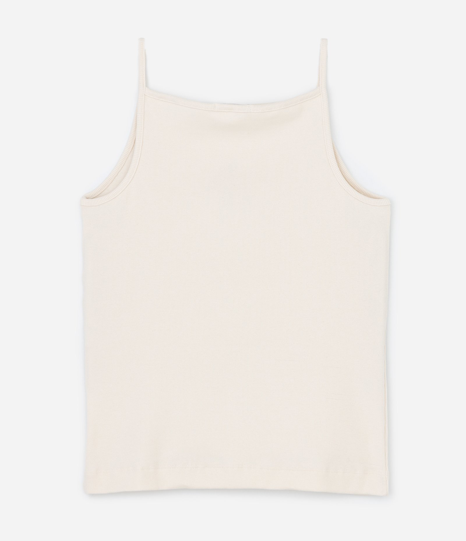 Blusa Regata em Ribana com Bordado de Fruta Curve & Plus Size Off White 5