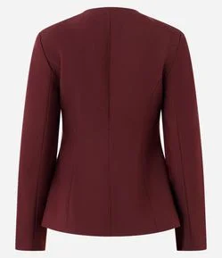 Blazer Alfaiatado com Abotoamento Frontal e Bolsos