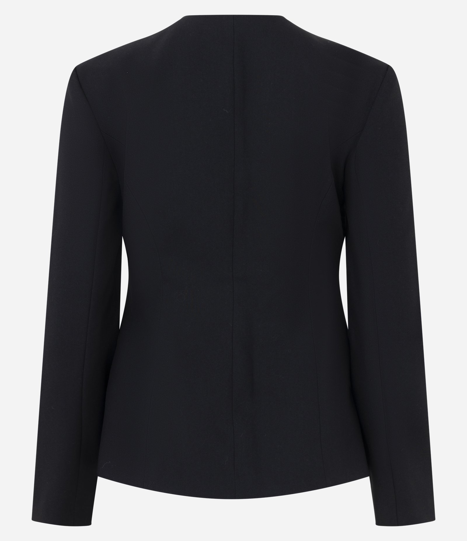Blazer Alfaiatado com Abotoamento Frontal e Bolsos Preto 7