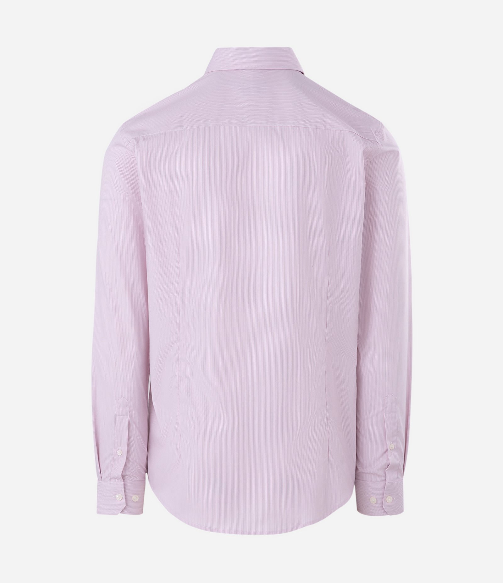 Camisa com Fibra de Bambu Maquinetada com Listras Rosa Claro 2
