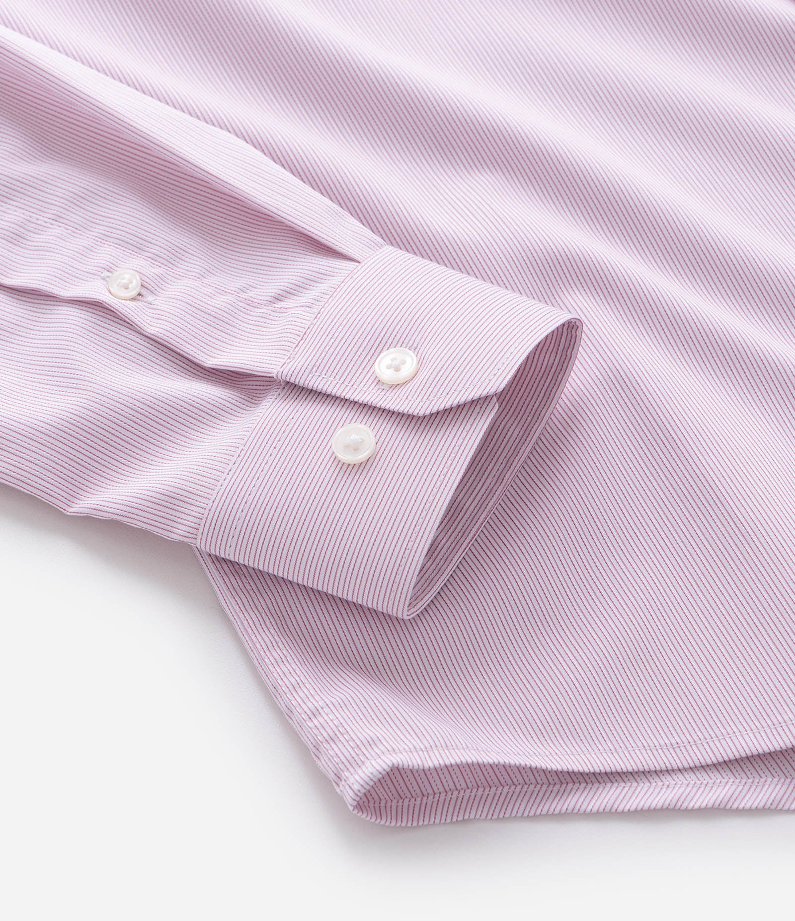 Camisa com Fibra de Bambu Maquinetada com Listras Rosa Claro 5