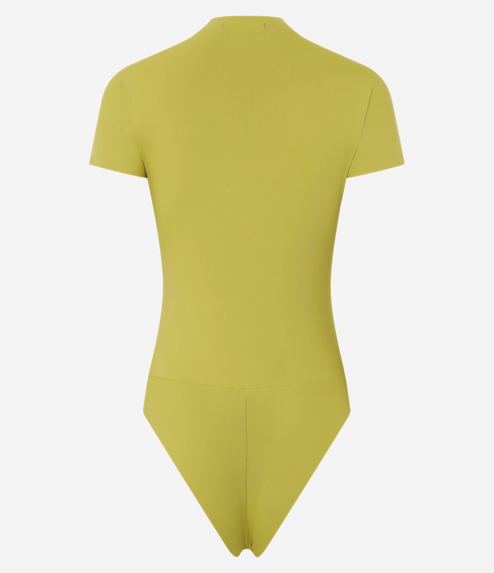 Body em Microfibra com Golinha Média Verde Abacate 2