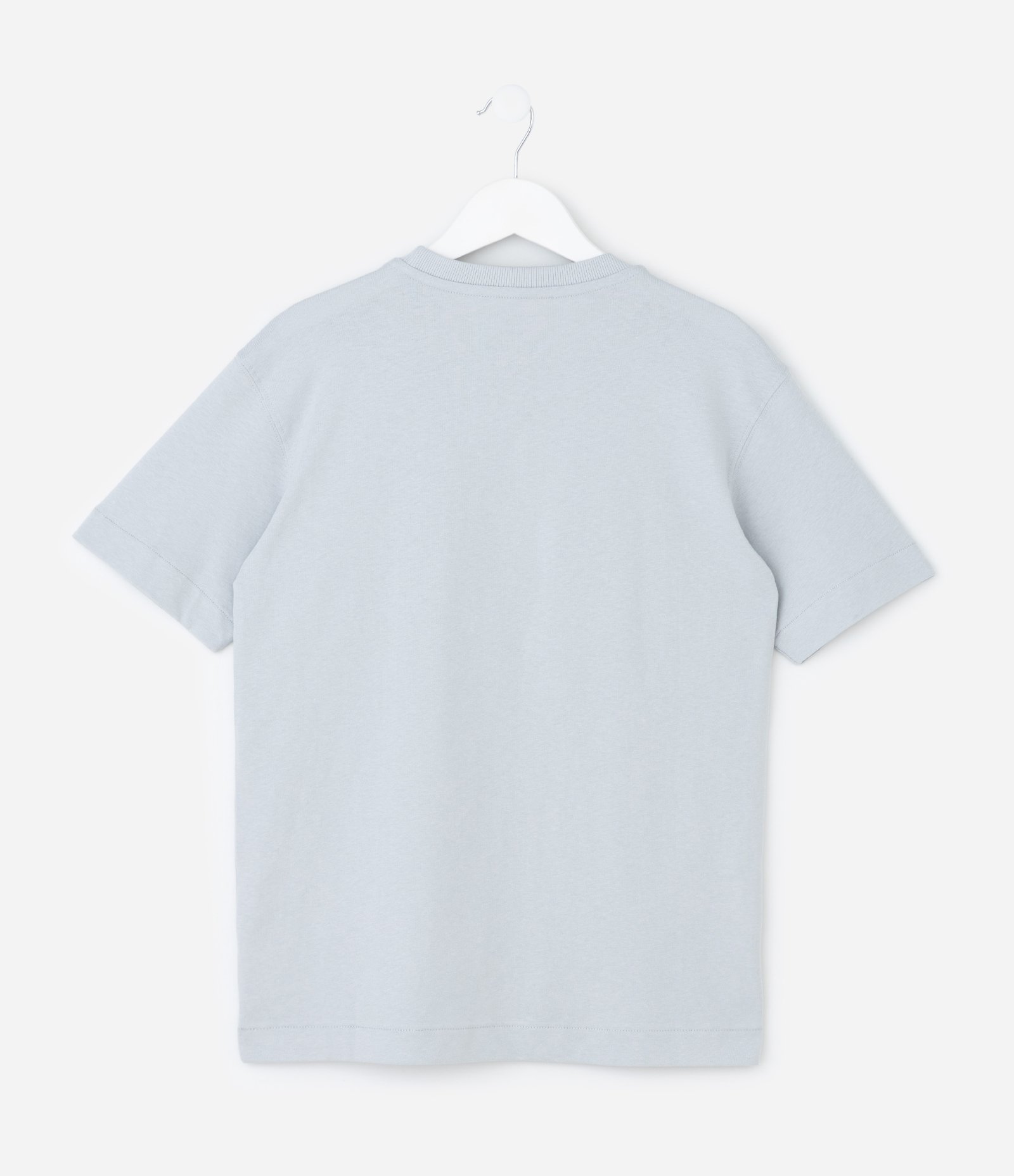 Camiseta Infantil em Interlock com Lettering Tech Start – Tam 5 a 14 Anos Cinza Claro 2