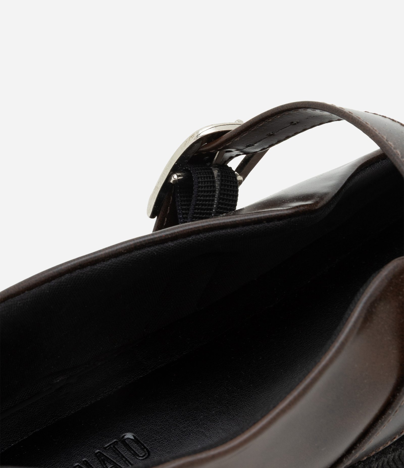 Sapato Mary Jane em PU com Sola Tratorada Marrom 3