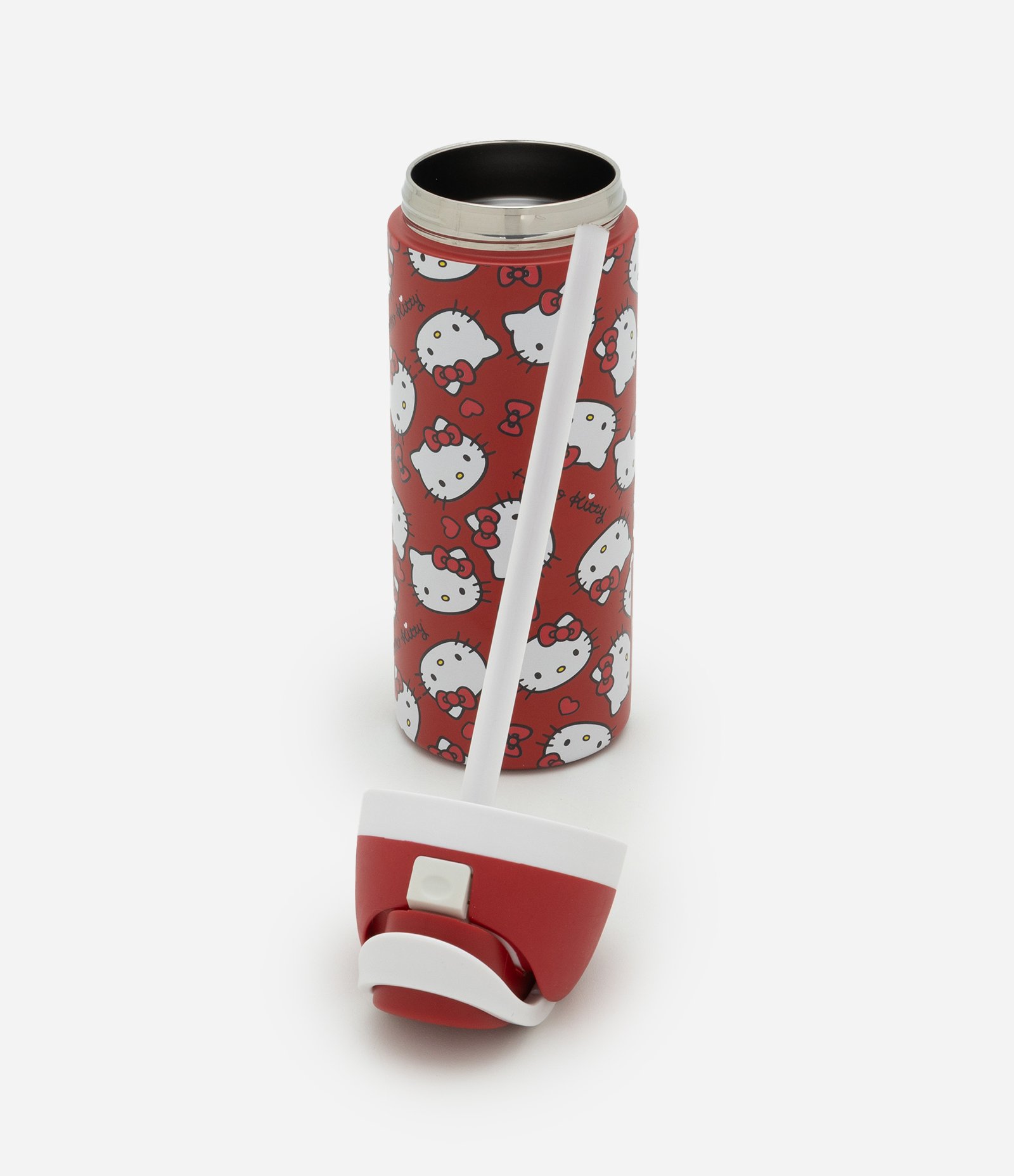 Garrafa Térmica com Estampa Hello Kitty Vermelho 4