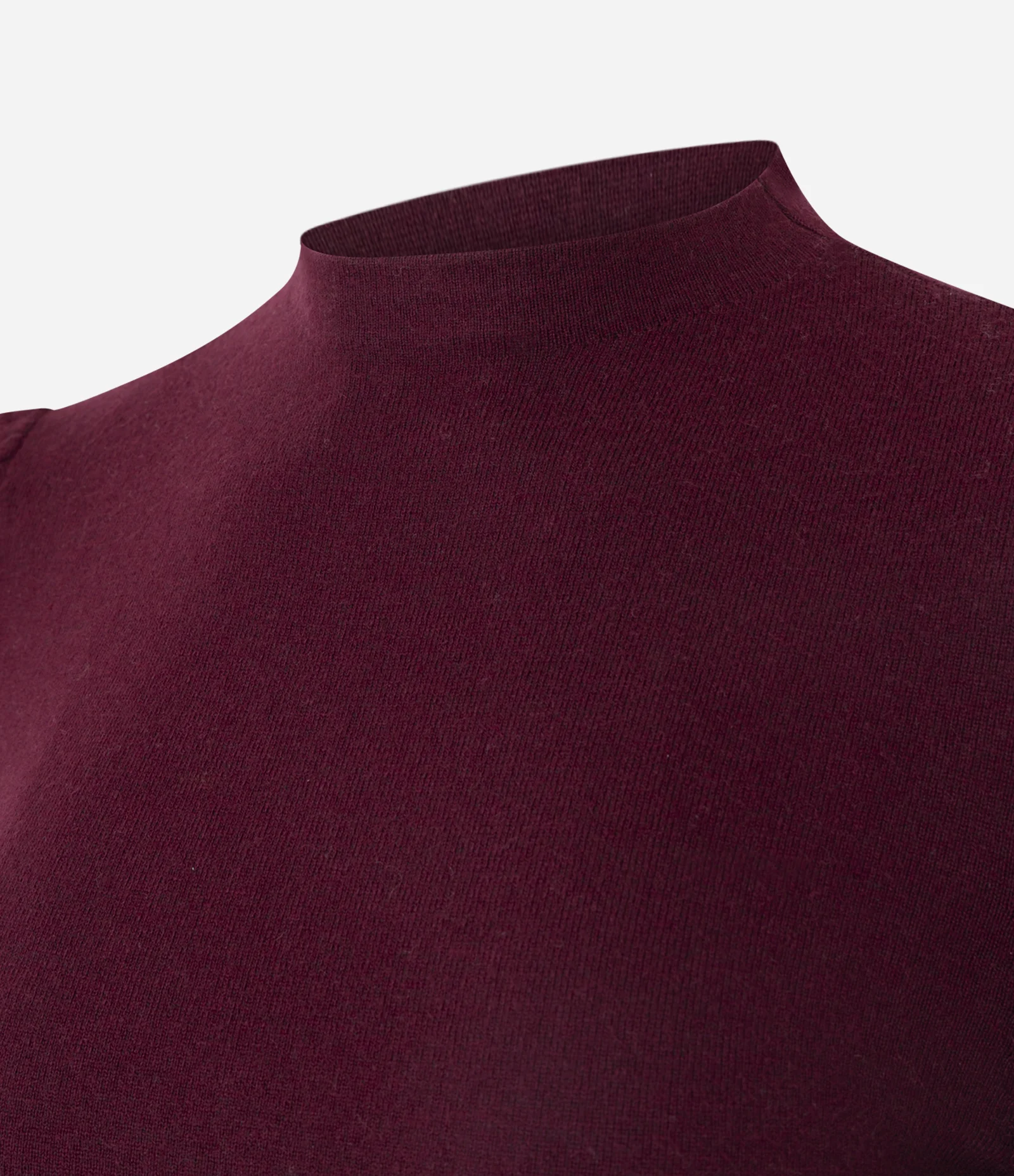 Blusa Regular em Tricô com Detalhe nos Ombros Vermelho 2