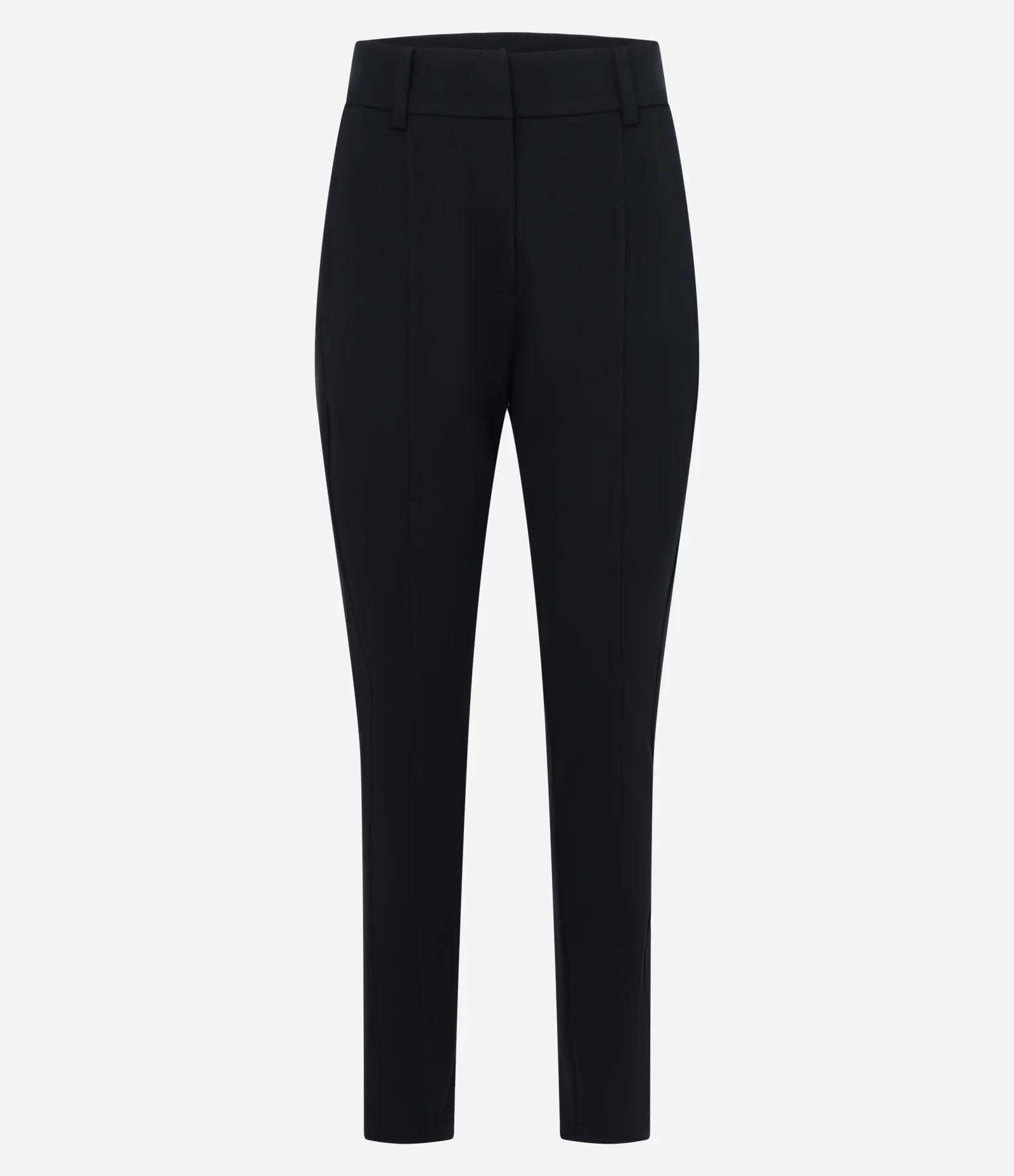 Calça Montaria Skinny com Pregas Frontais Preto 1
