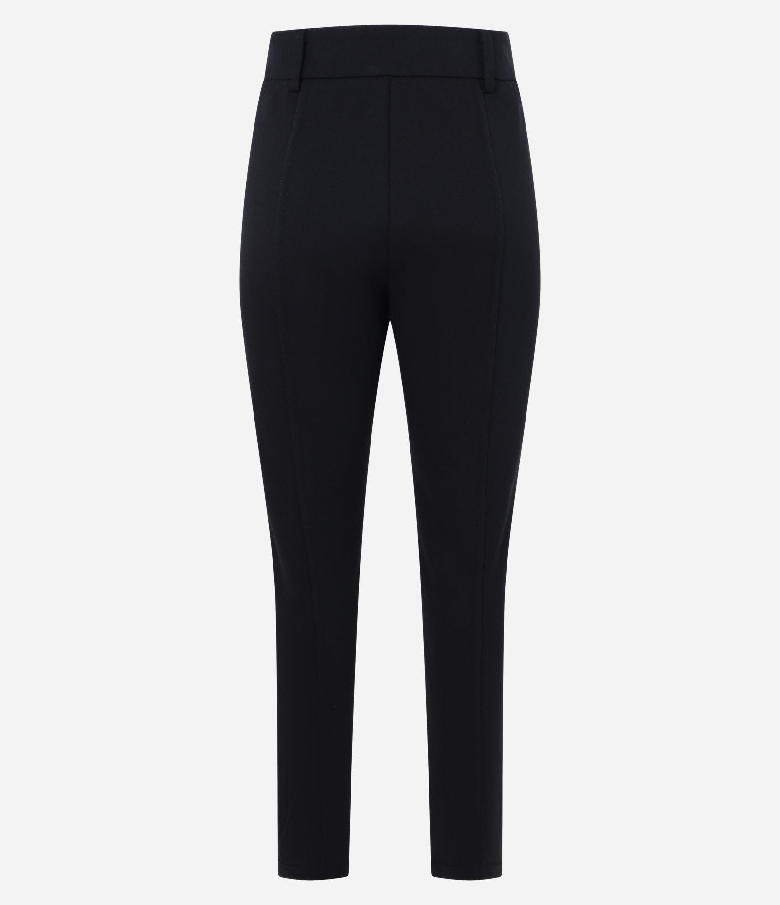 Calça Montaria Skinny com Pregas Frontais Preto 2