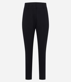 Calça Montaria Skinny com Pregas Frontais