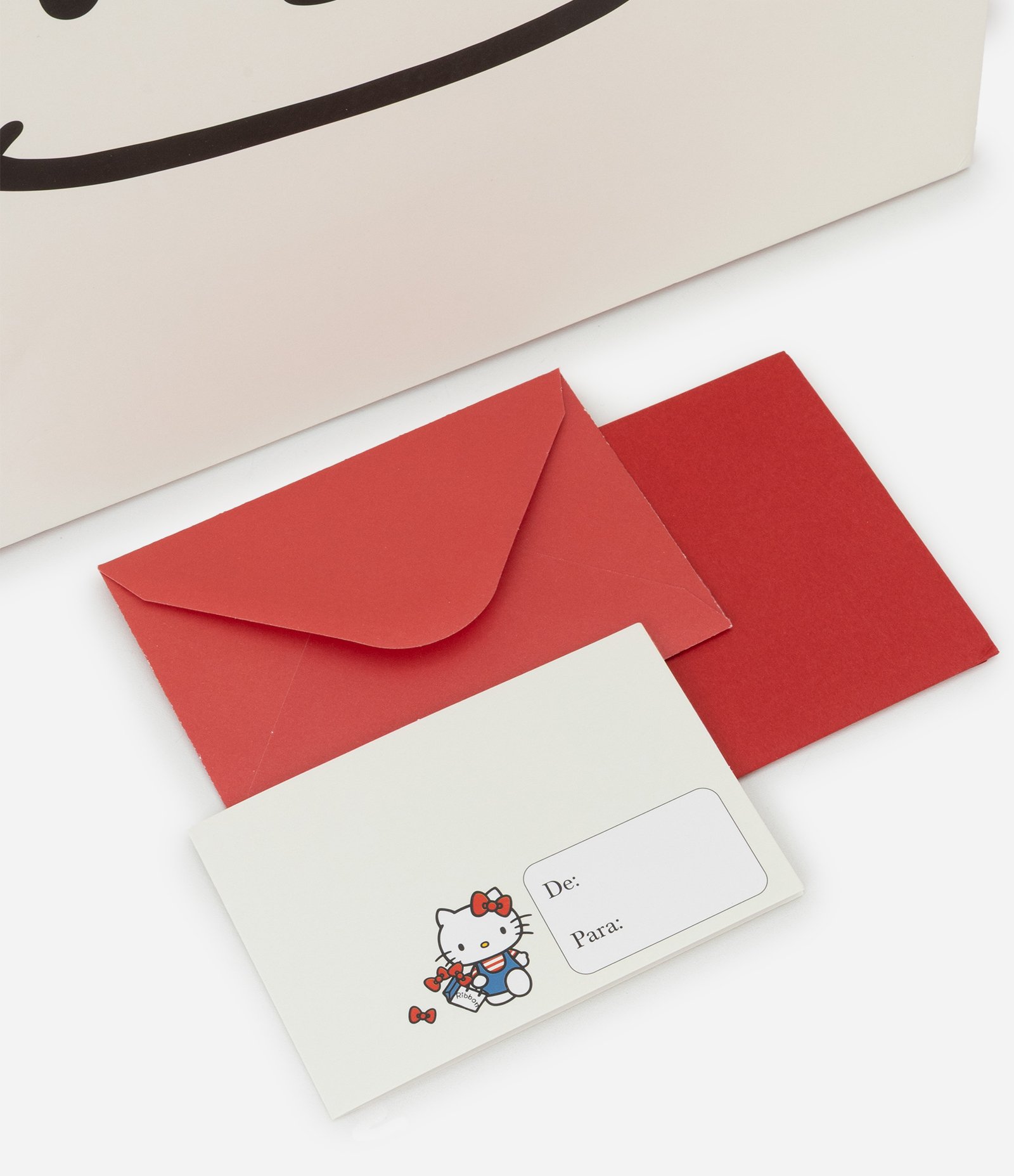 Embalagem de Presente Média com Estampa Hello Kitty Off White 4
