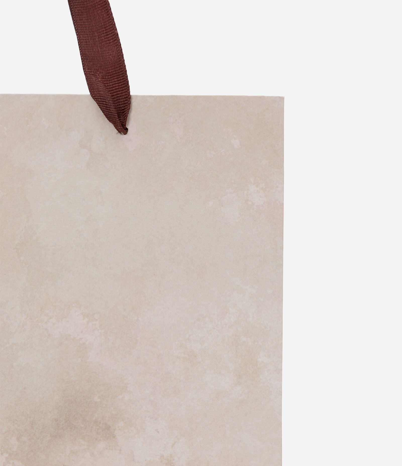 Embalagem de Presente Pequena com Alça Dupla Contrastante Bege 2