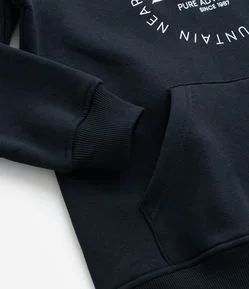 Casaco Infantil com Capuz e Lettering – Tam 5 a 14 Anos