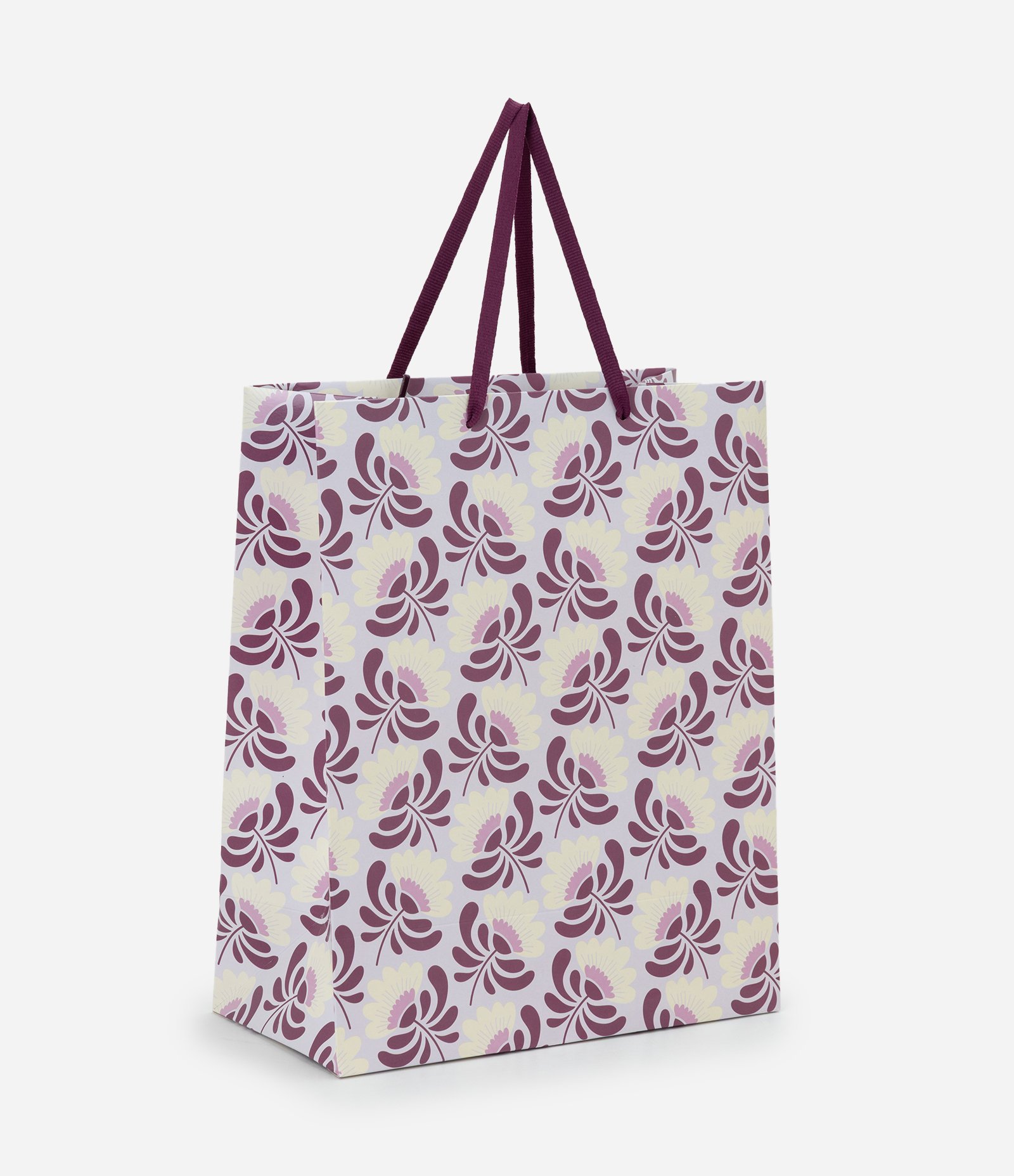 Embalagem de Presente Média com Estampa Floral Multicores 1