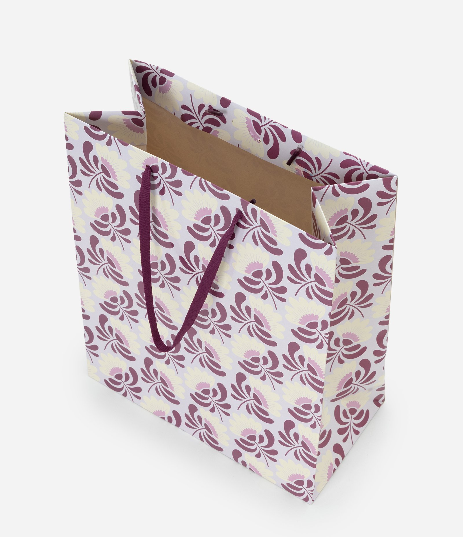 Embalagem de Presente Média com Estampa Floral Multicores 3