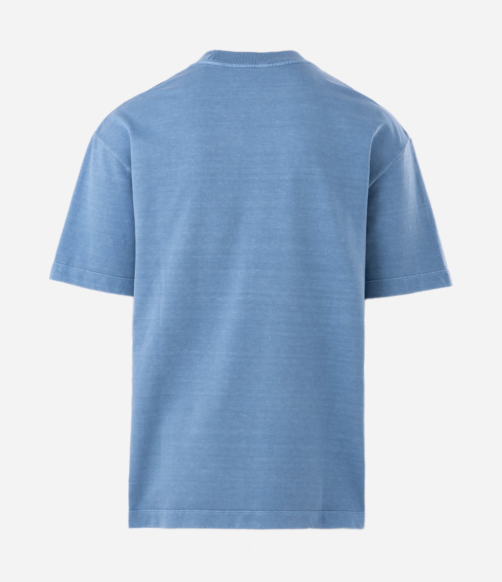 Camiseta Boxy em Moletinho sem Felpa com Estampa Revenge Azul 5