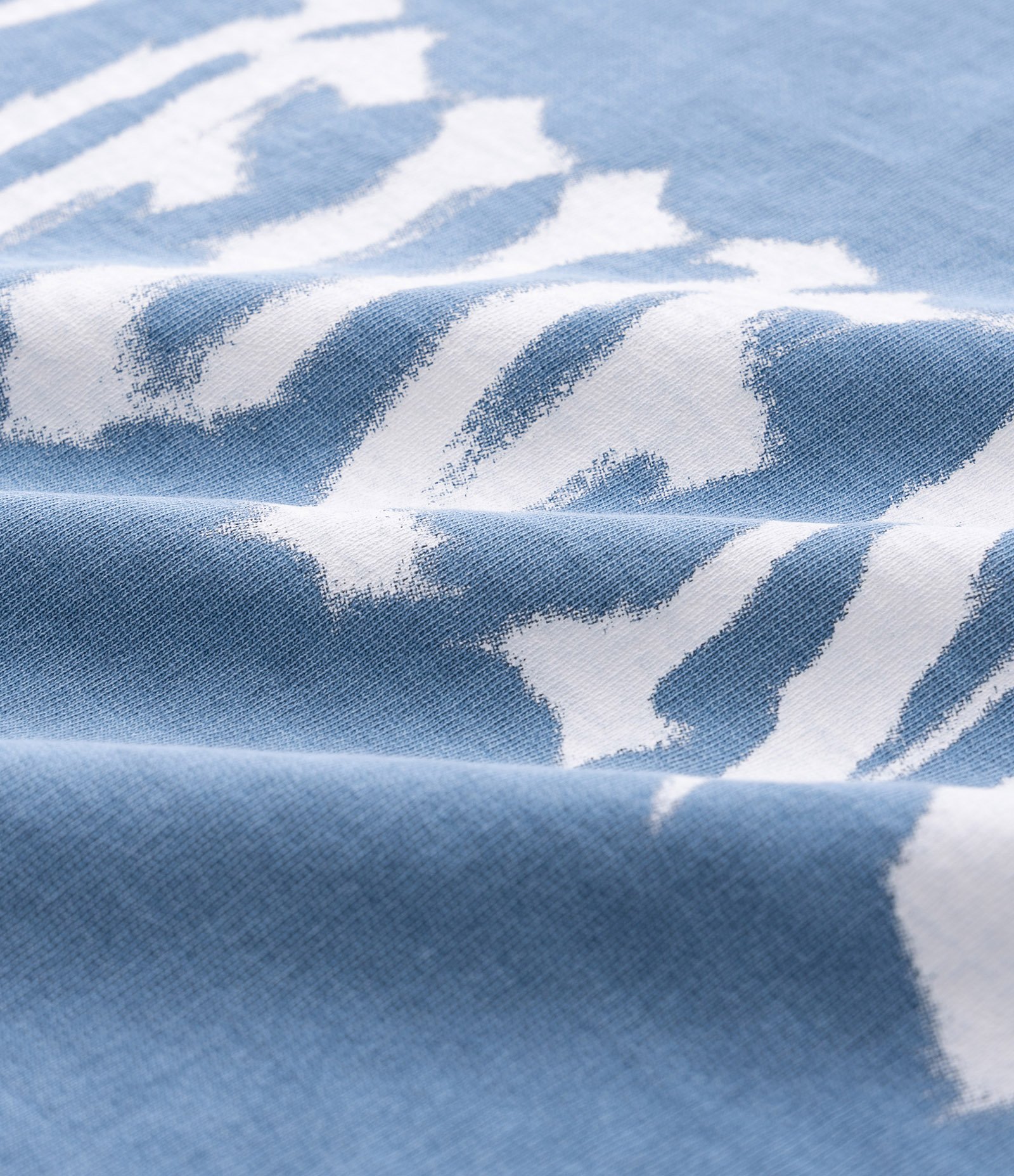 Camiseta Boxy em Moletinho sem Felpa com Estampa Revenge Azul 6