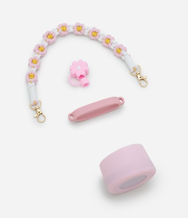 Kit 04 Acessórios de Garrafa Delicados em Silicone