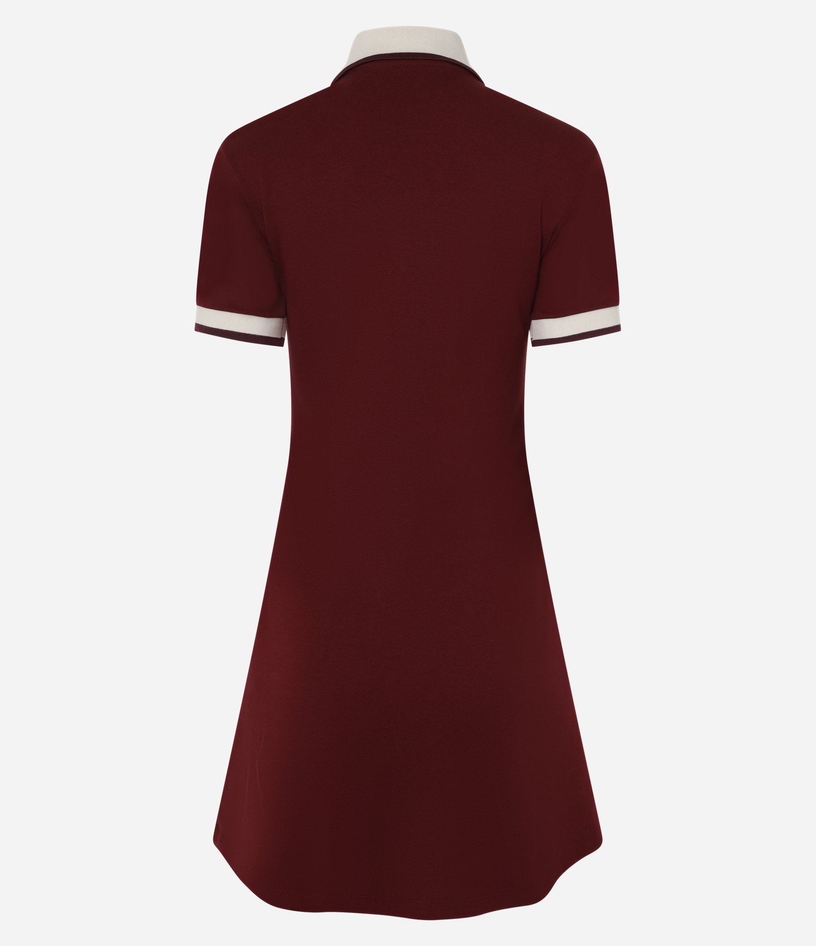 Vestido Sportcore Curto em Algodão com Contrastes Vermelho 6