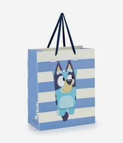 Embalagem de Presente Média com Estampa Bluey