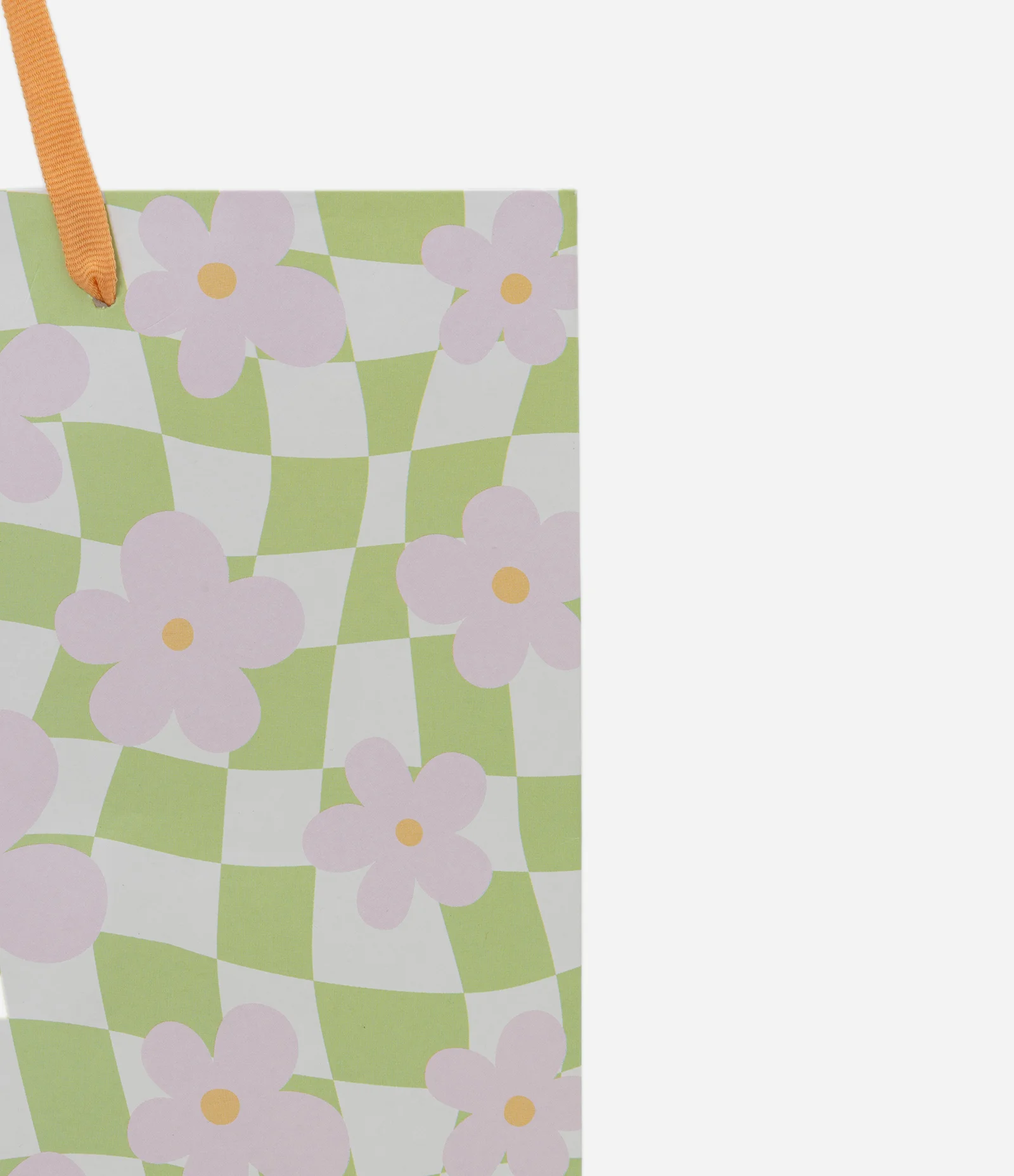 Embalagem de Presente Média com Estampa Xadrez Verde 2