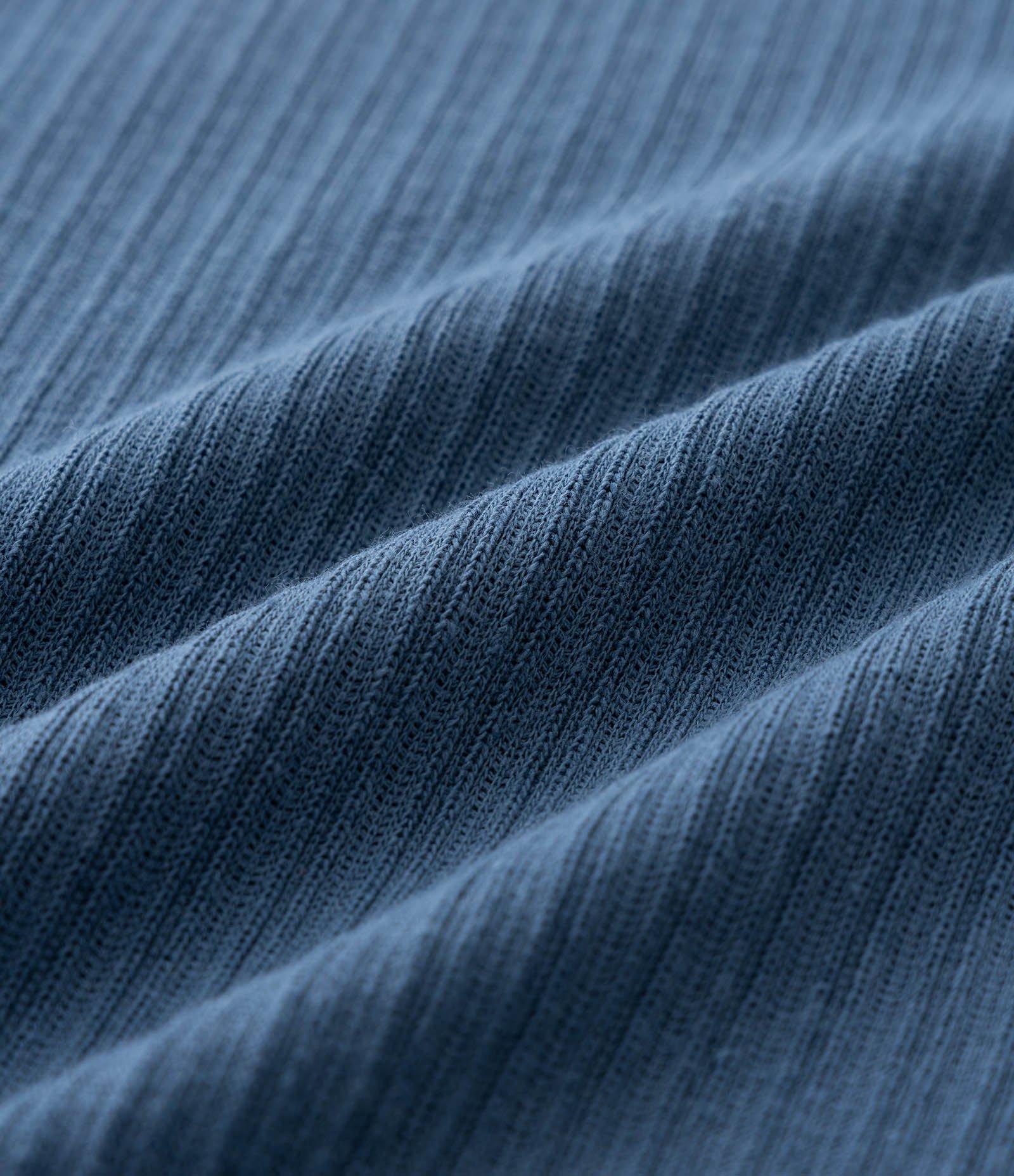 Camiseta em Algodão Texturizado com Gola e Manga Contrastante Azul 3