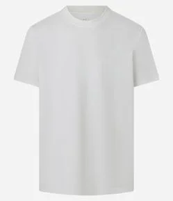 Camiseta Comfort em Algodão com Textura