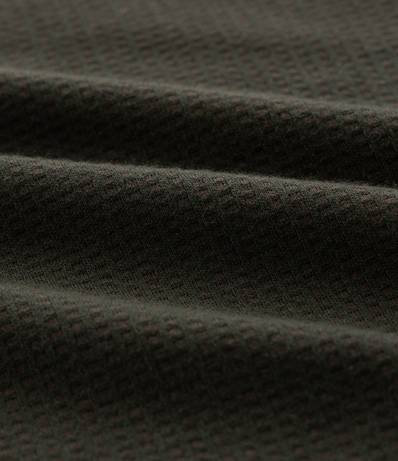 Camiseta Comfort em Algodão com Textura Verde Musgo 3