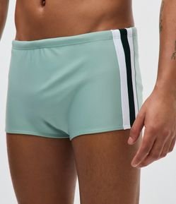 Sunga Boxer em Microfibra com Listras Laterais