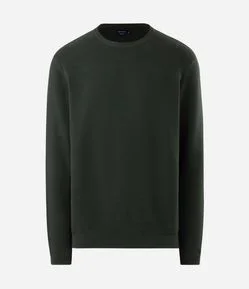 Suéter Comfort em Tricô com Texturizado