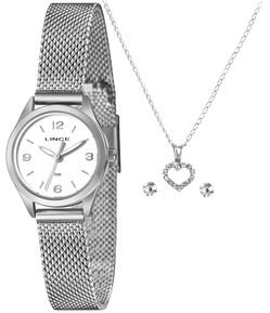 Relógio Analógico Aço Lince