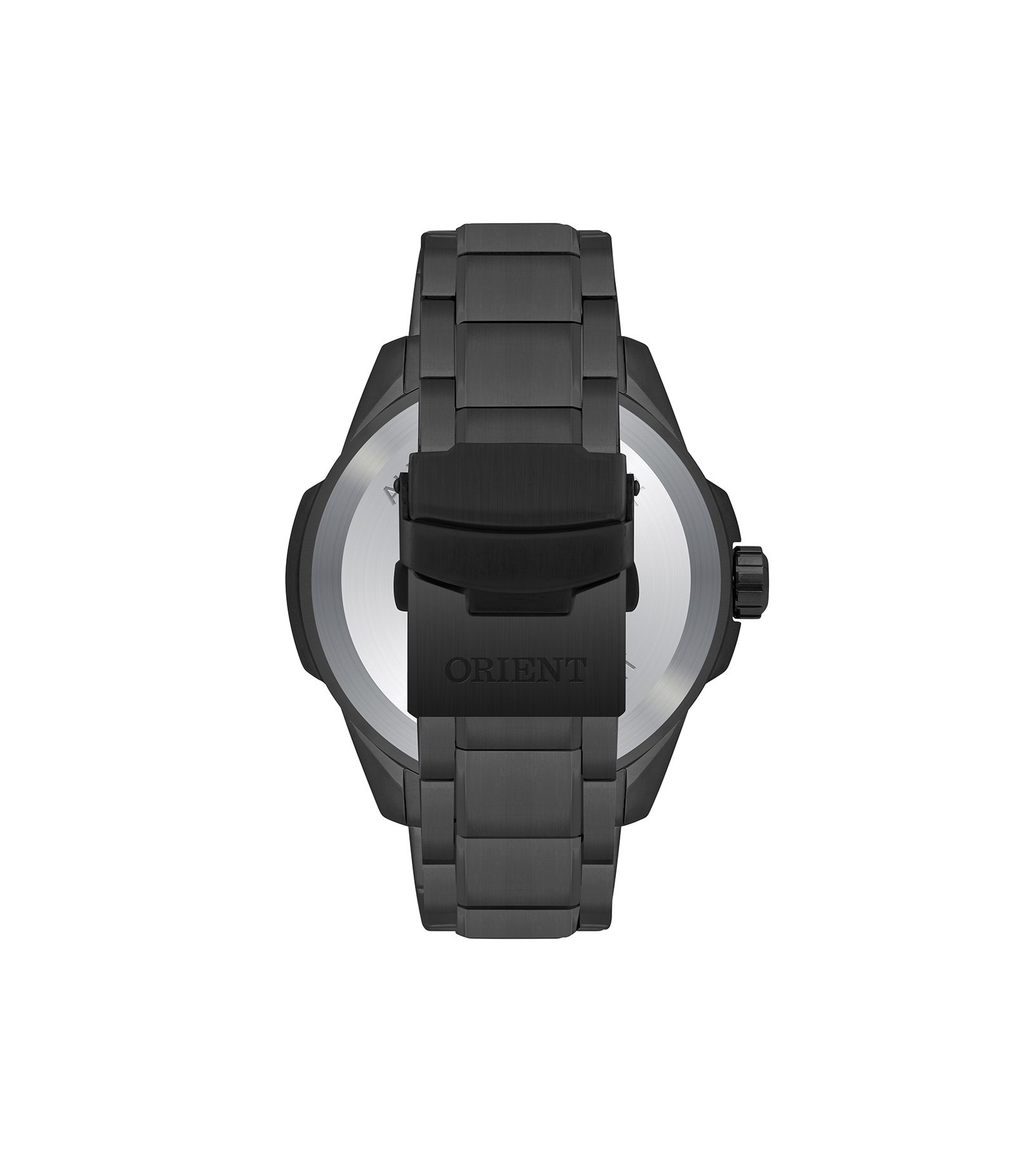 Relógio Multifunção Aço Orient Prata 3