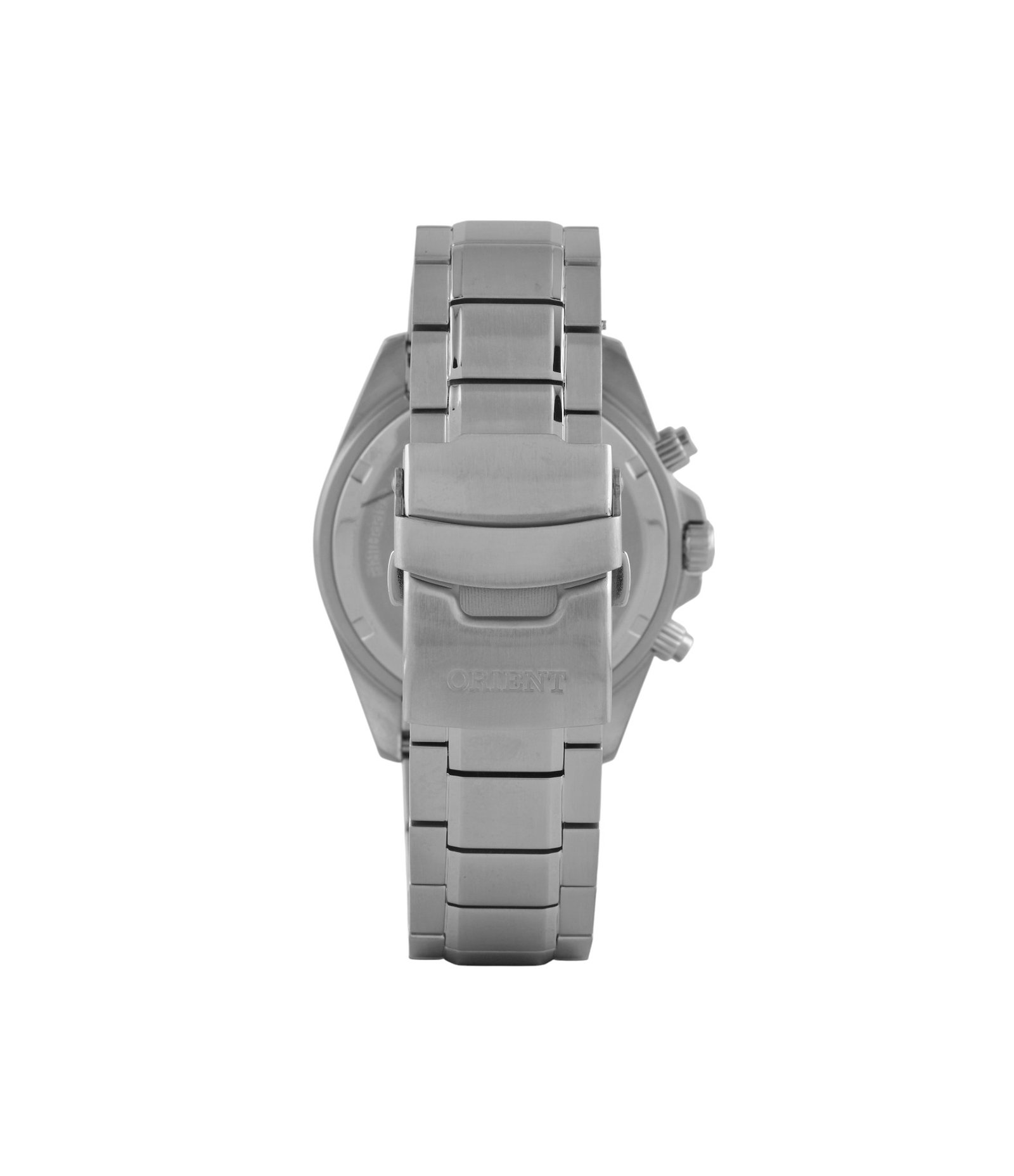 Relógio Cronógrafo Tecnologia Solartech Aço Orient Prata 3