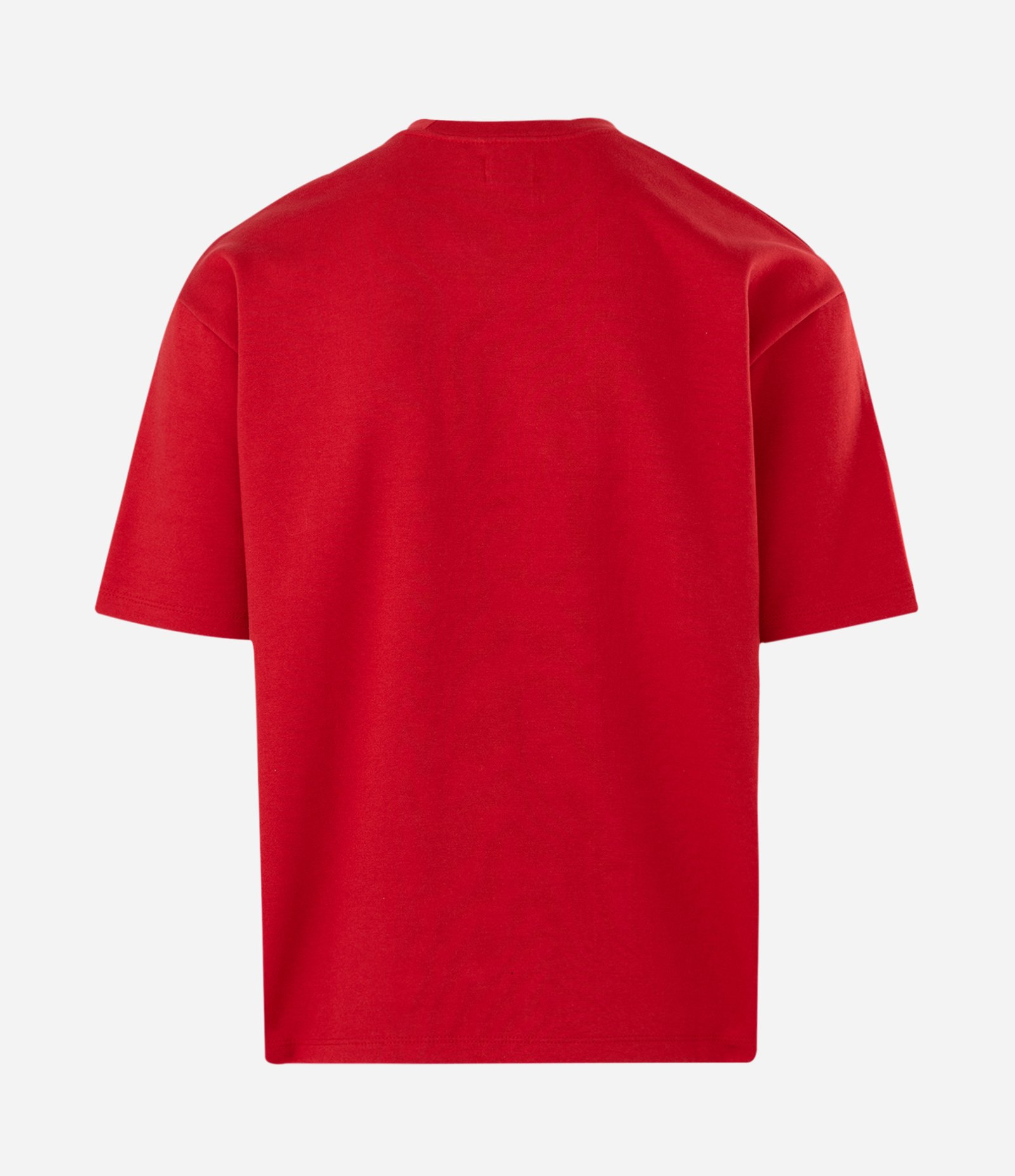 Camiseta Manga Curta em Algodão e Lettering Latinidade Vermelho 5