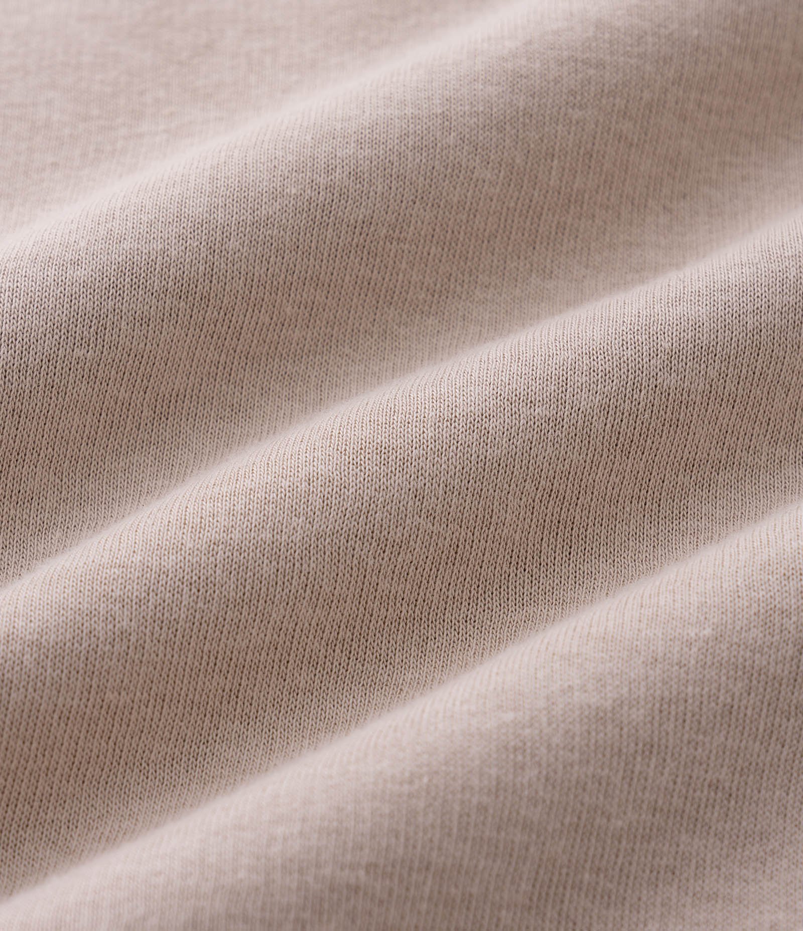 Blusão Moletom com Felpa e Gola Polo Contrastante Bege 3