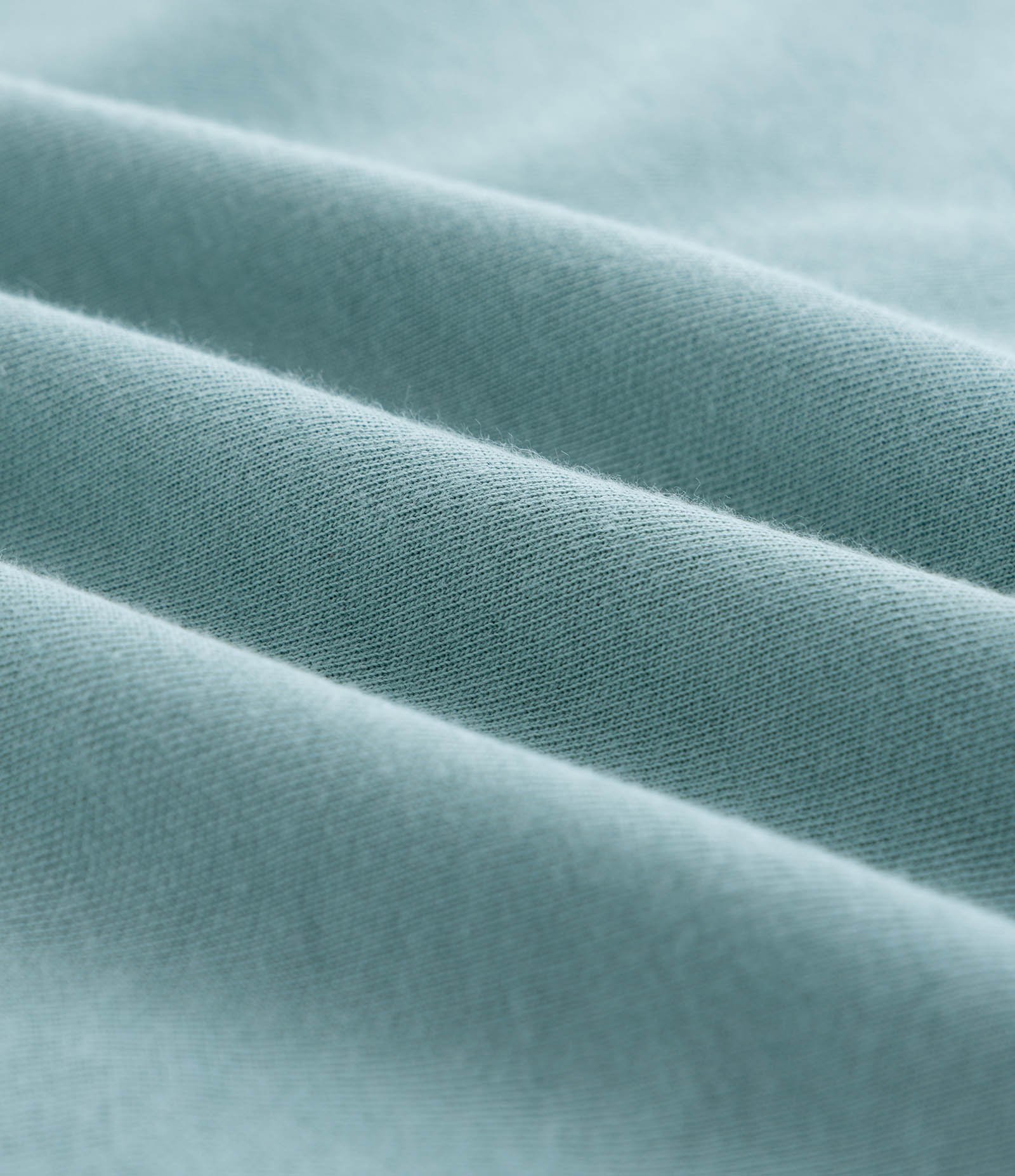 Camiseta Boxy em Suedine com Estampa nas Costas Azul 6