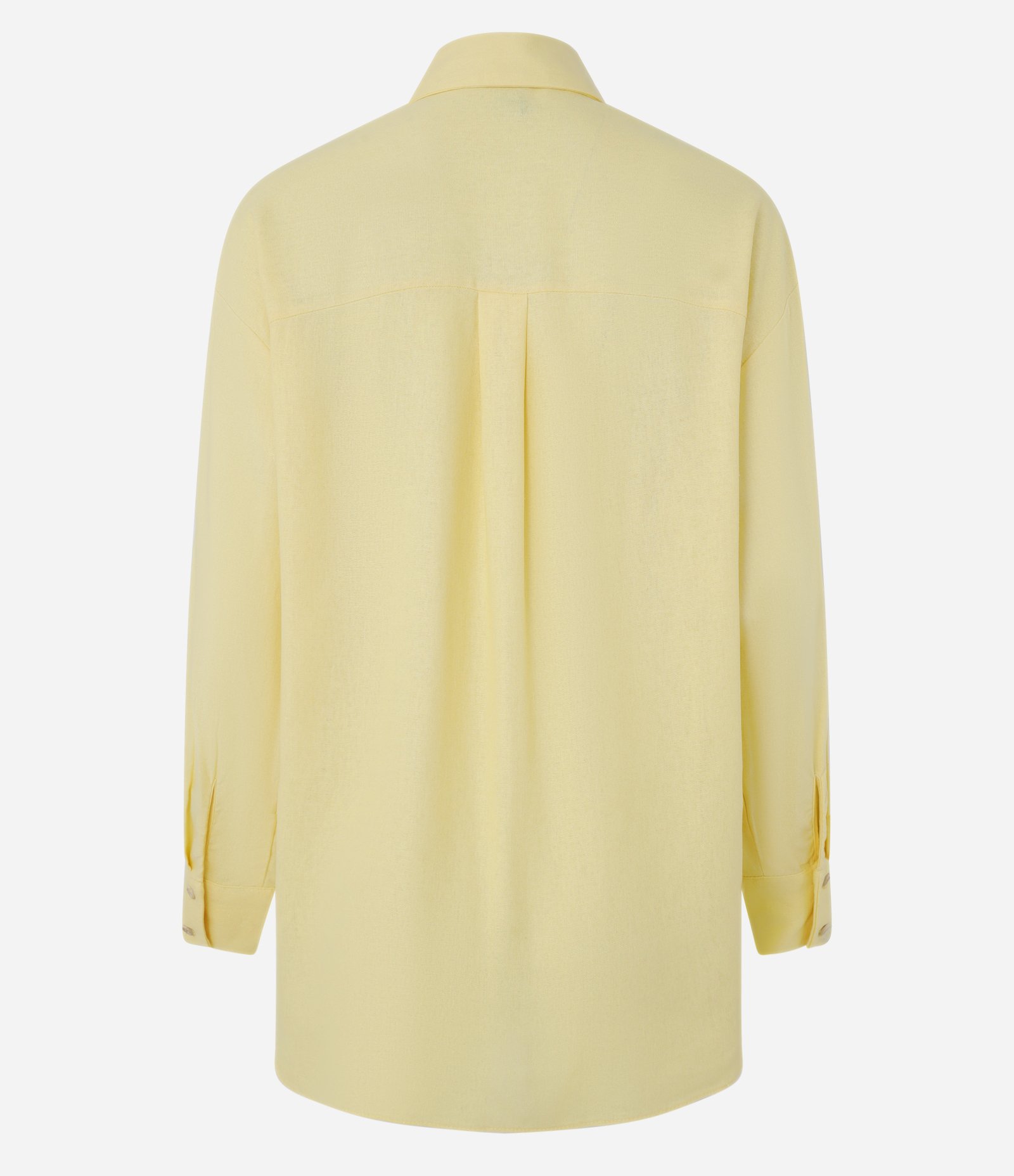 Camisa Oversized em Viscolinho Amarelo 2