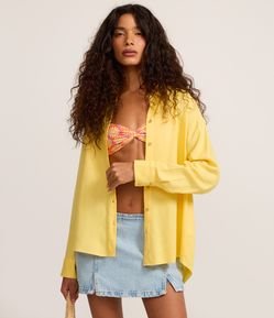 Camisa Oversized em Viscolinho