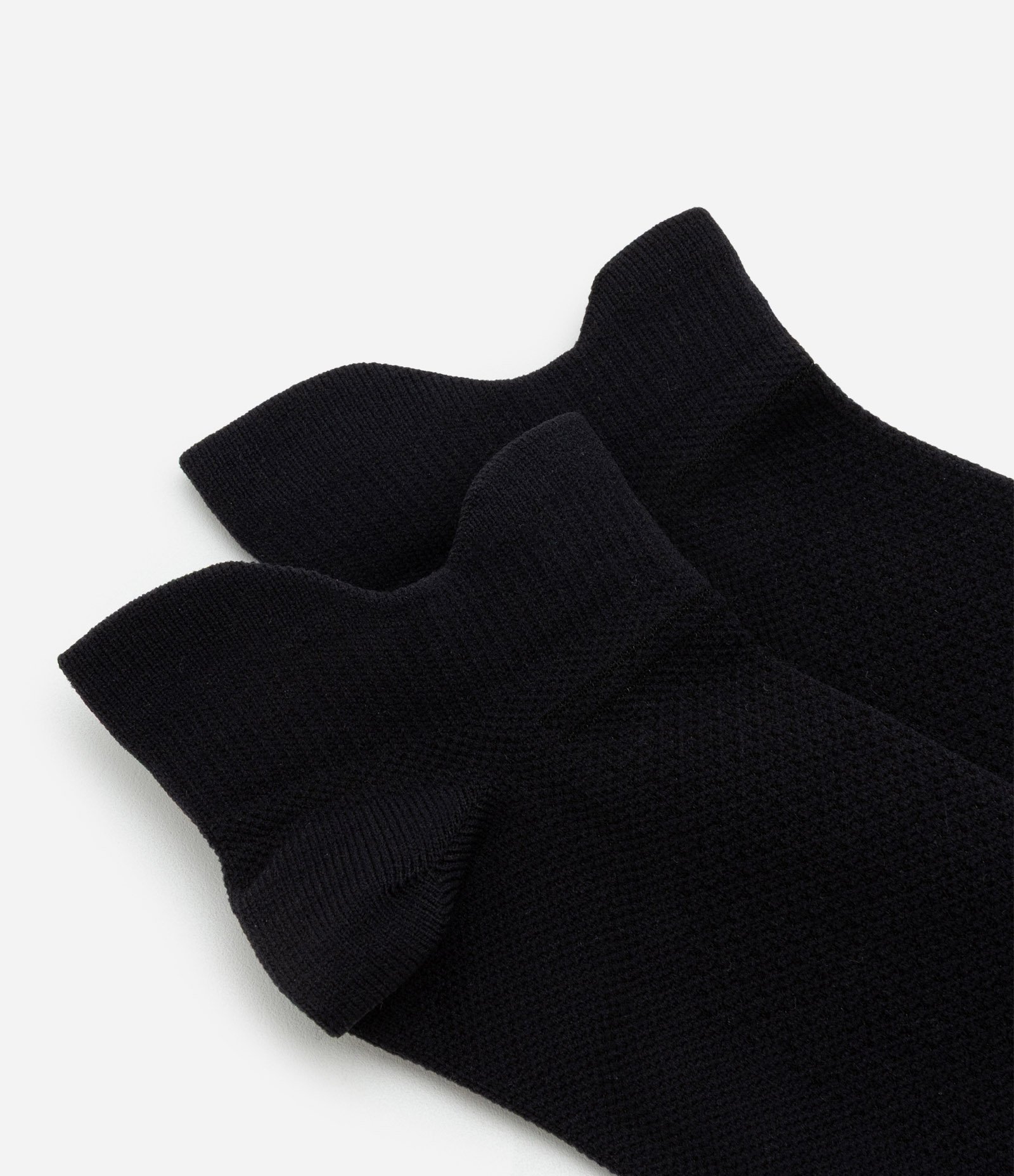 Kit 02 Pares de Meias Esportiva em Poliamida Liso Preto 4