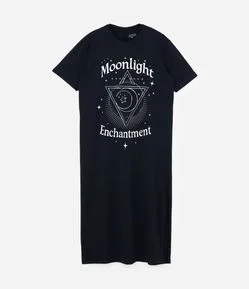 Vestido Comfort Longo em Algodão Moonlight Enchantment  Curve & Plusize