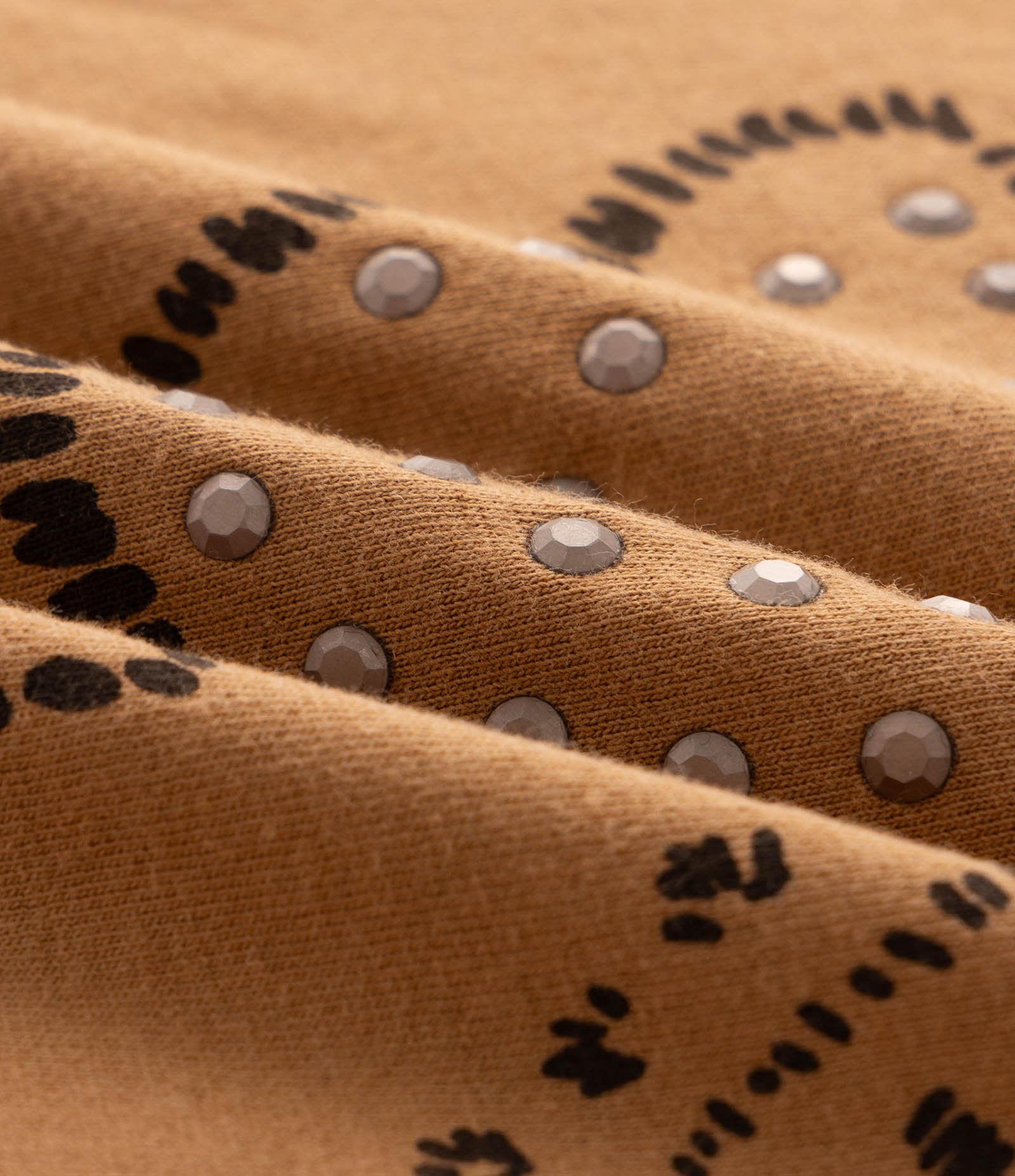 Blusa Boxy em Algodão com Estampa Floral e Tachinhas Curve & Plus Size Amarelo 3