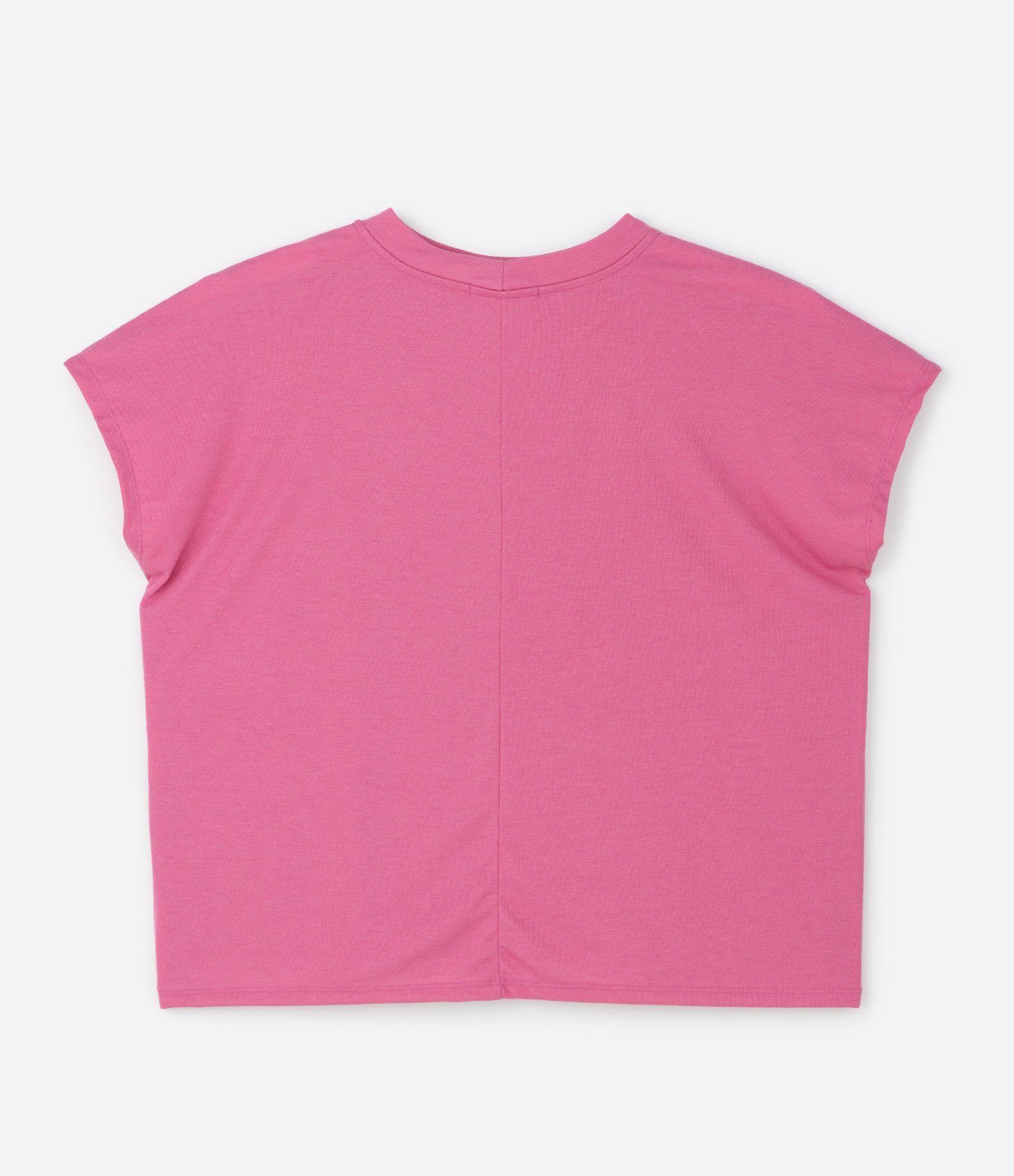 Blusa Básica em Ribana e sem Cava Curve & Plus Size Rosa 2