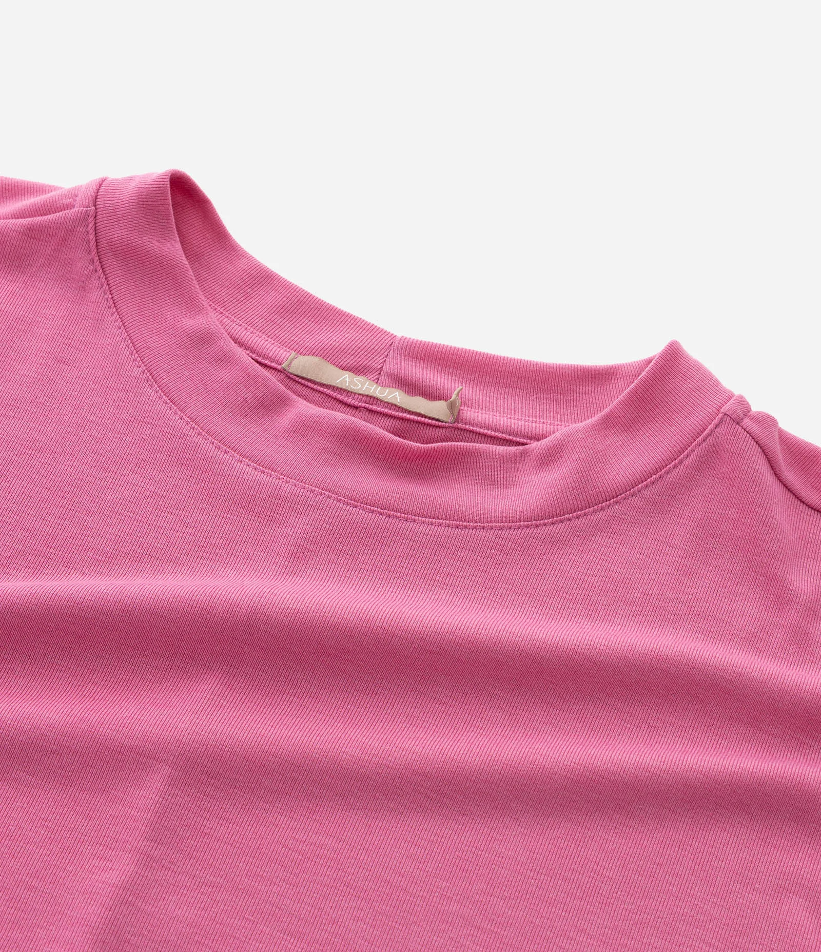 Blusa Básica em Ribana e sem Cava Curve & Plus Size Rosa 4