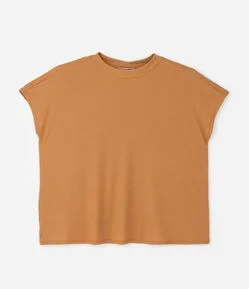 Blusa Básica em Ribana e sem Cava Curve & Plus Size