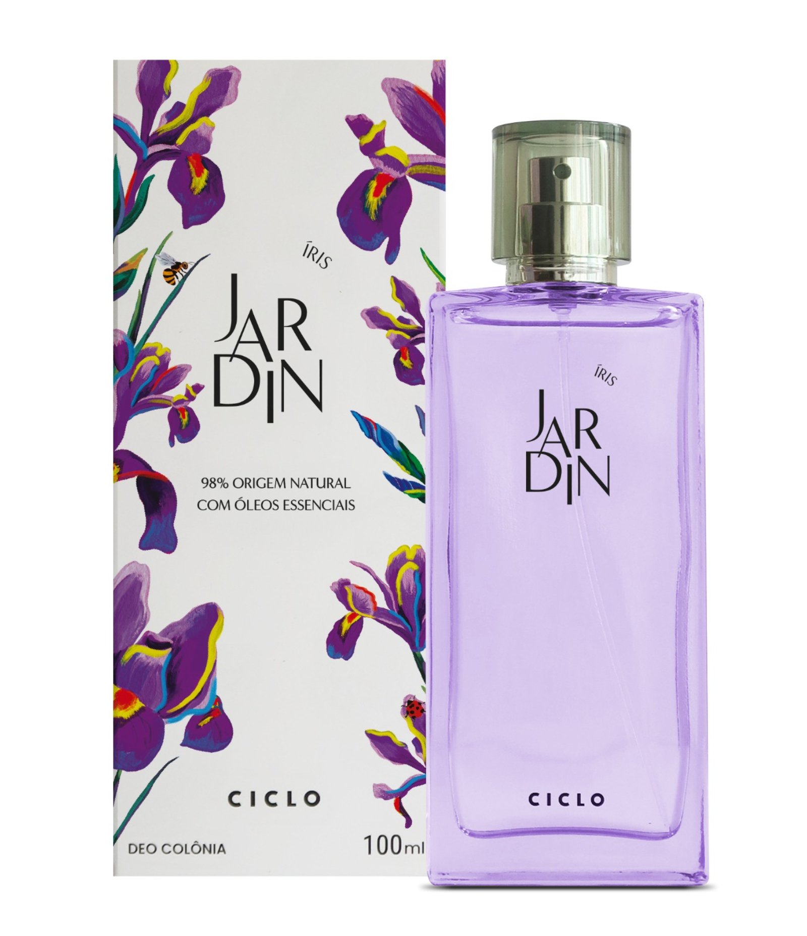 Deo Colonia Jardin Iris 100ml Caixa 100ML 1