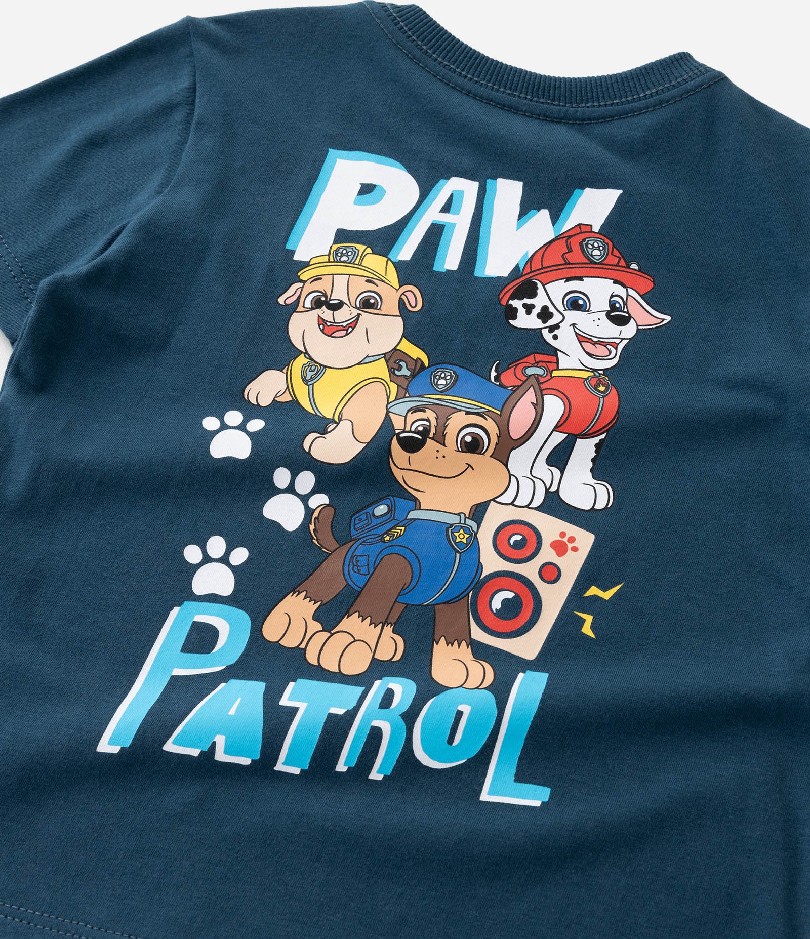 Camiseta Infantil com Estampa Patrulha Canina – Tam 2 A 6 Anos Azul 4