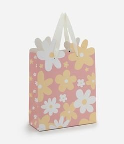 Embalagem de Presente Pequena com Estampa Floral