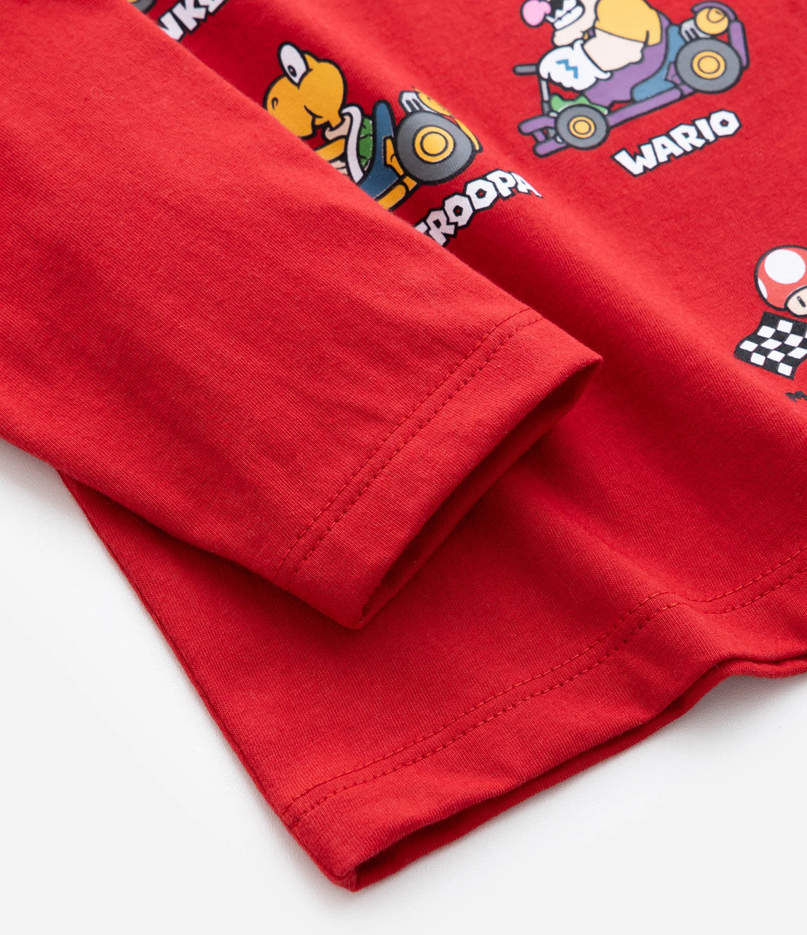 Camiseta Infantil com Estampa Mario Kart – Tam 3 a 10 Anos Vermelho 3