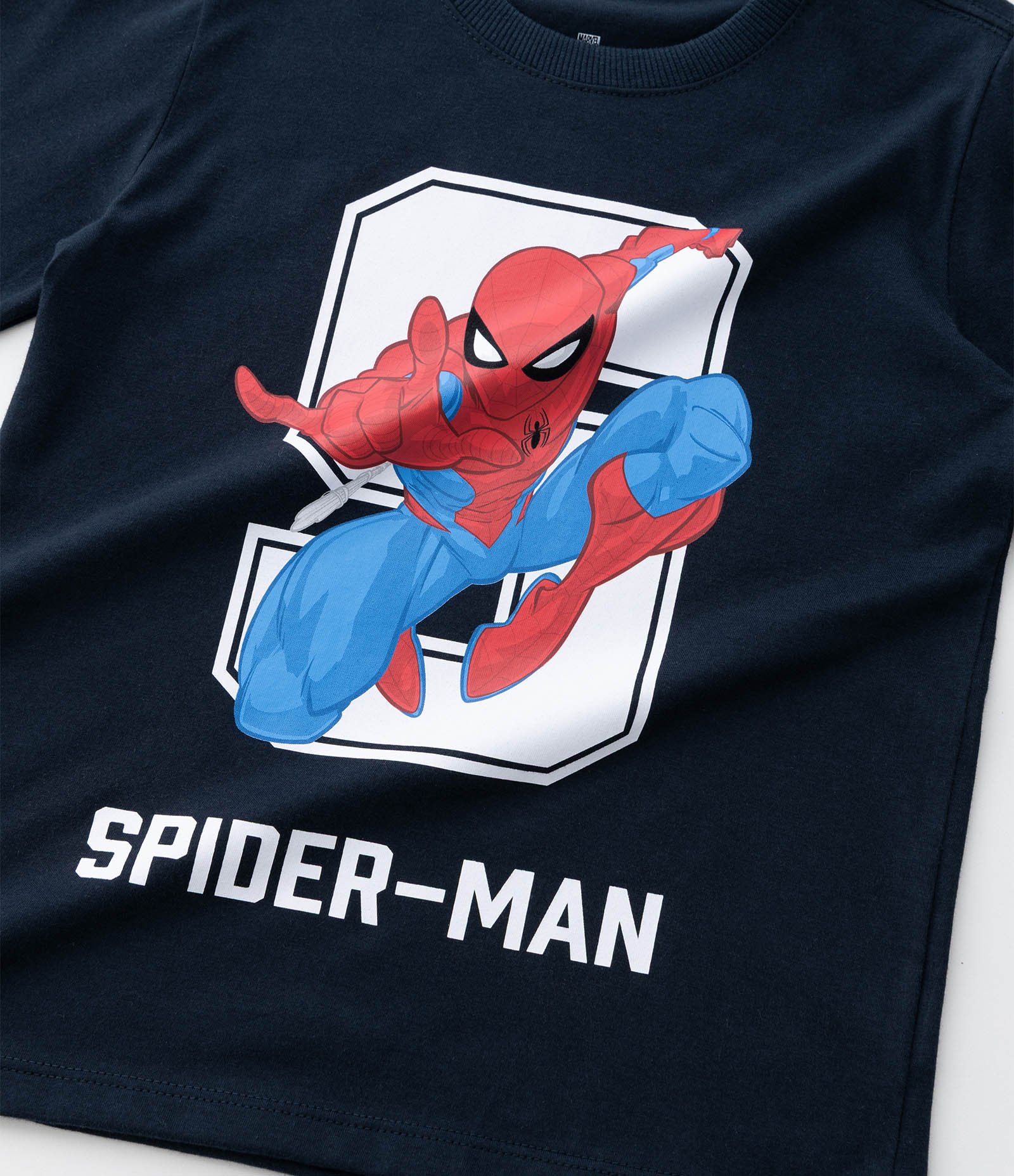 Camiseta Infantil com Estampa Spider-Man – Tam 4 a 12 Anos Azul Escuro 6