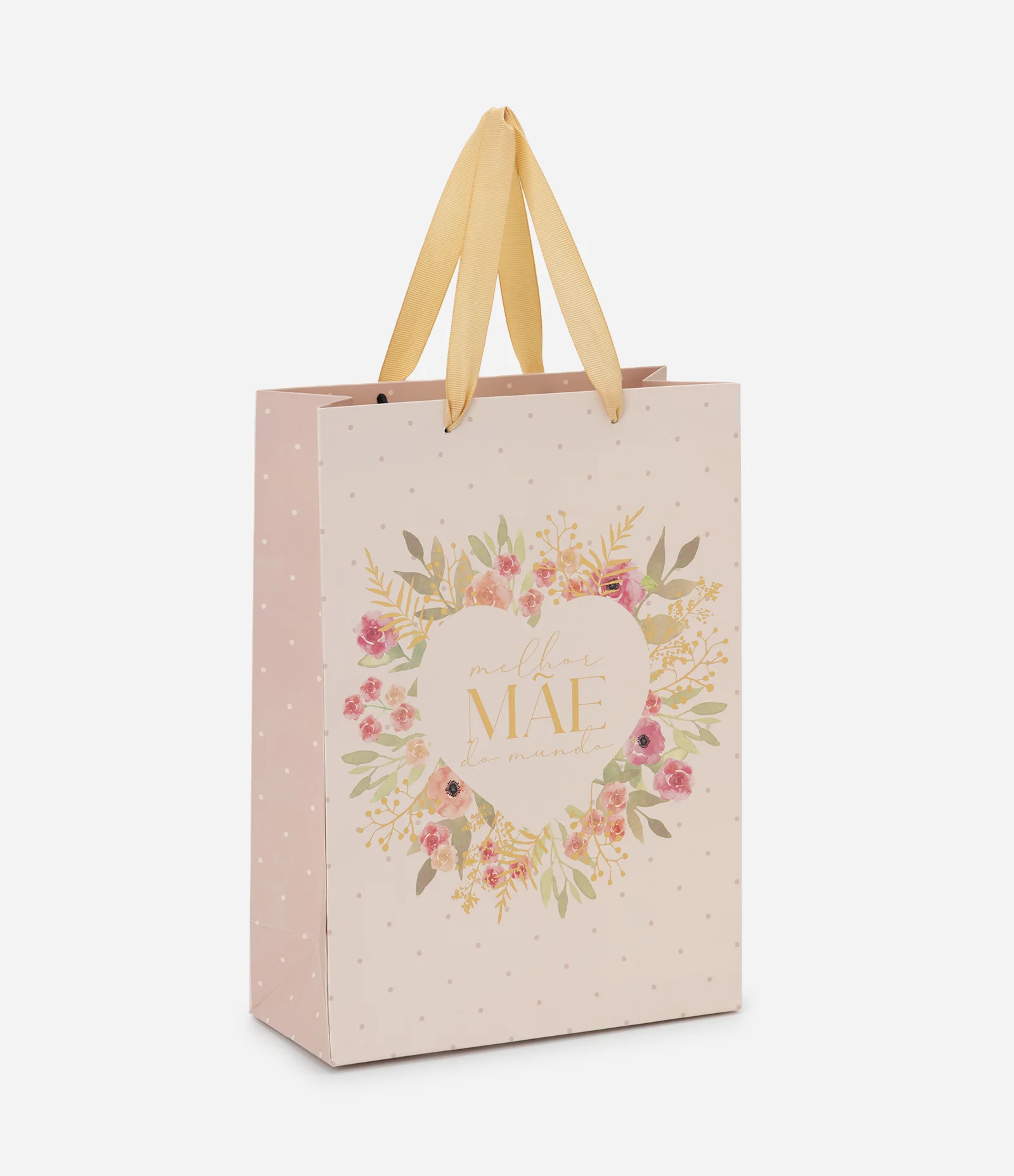 Embalagem de Presente com Estampa Melhor Mãe do Mundo Rosa 1