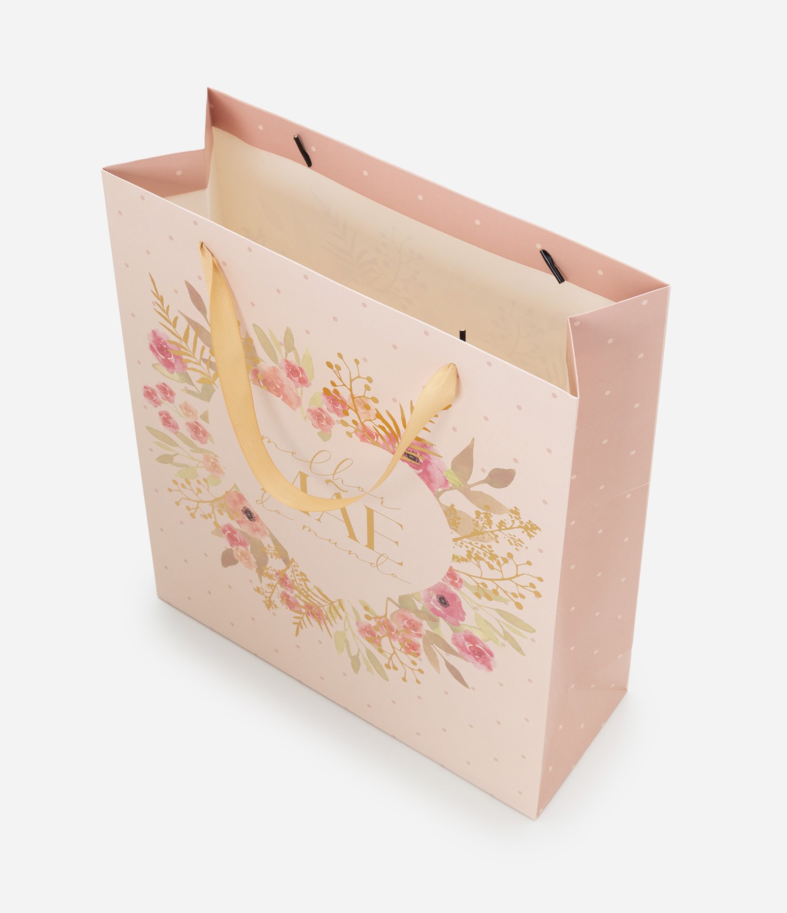 Embalagem de Presente Média Dia das Mães Rosa 3